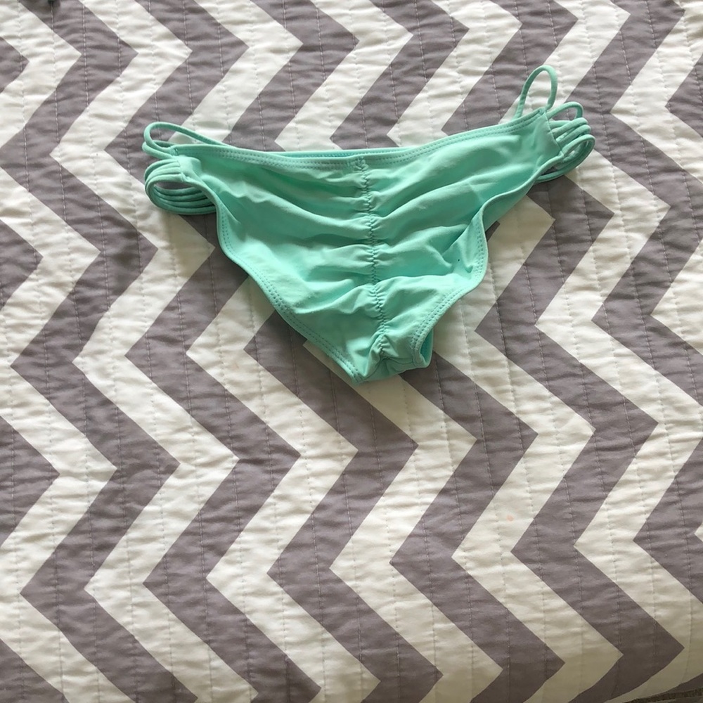 teal bikini bottoms